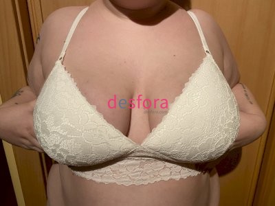 Sujetador blanco de encaje